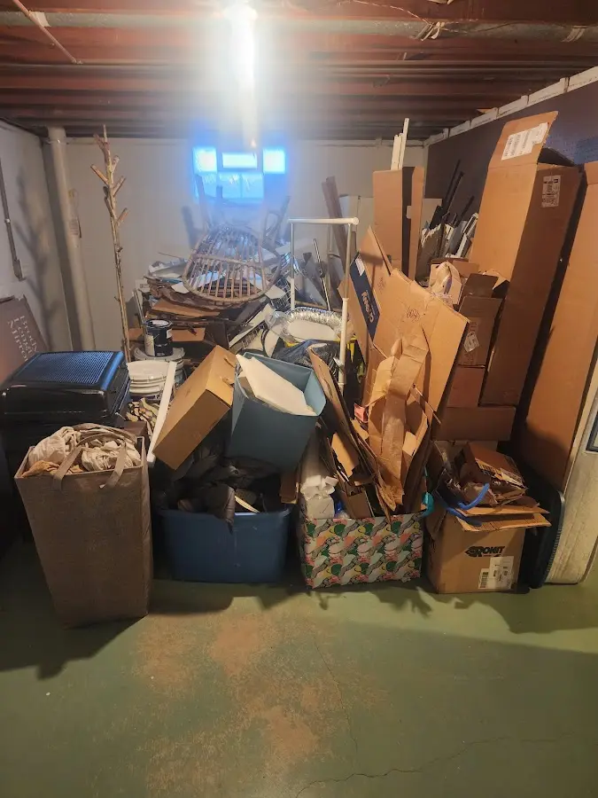 Roll-off dumpster container at job site for Yard Waste Dumpster Rental in Corsicana